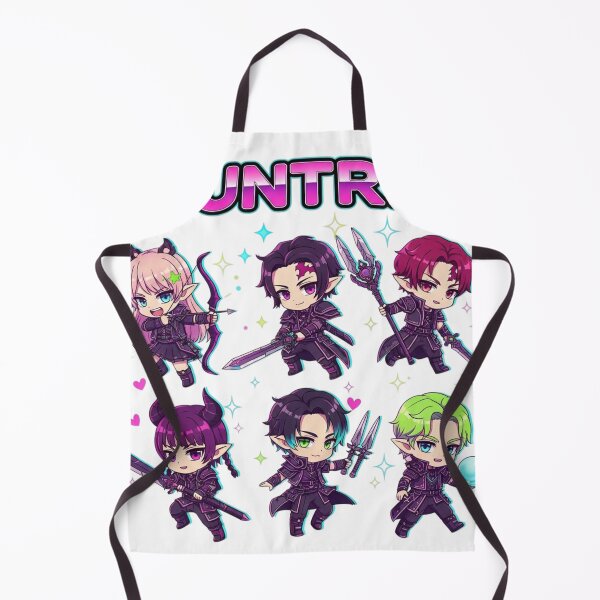 Item preview, Huntrix Kpop Demon Hunters Chibi - Heroic Y2K Cyber Group Tee designed and sold by mo-carnival.