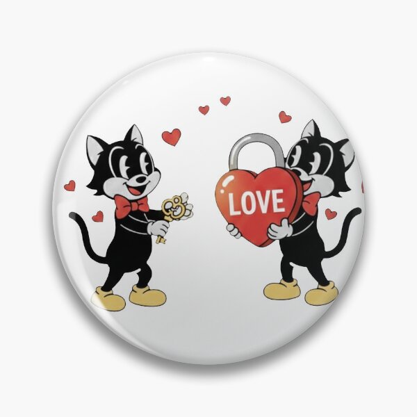 Item preview, Key to My Heart Cute Cats designed and sold by Created by Camilla.