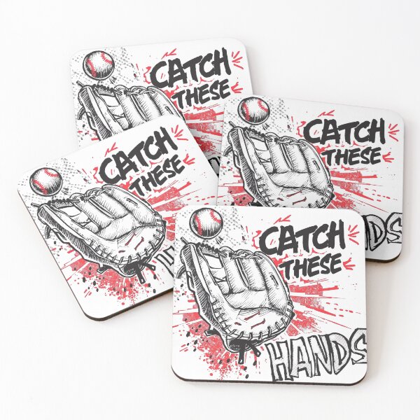 Item preview, Catch These Hands – Funny Baseball Glove Humor Shirt designed and sold by RMTrendy.