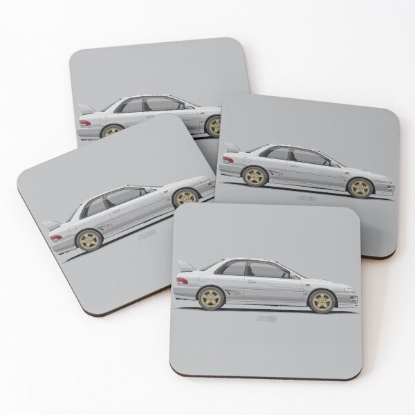 Item preview, GC8F Coupe Silver – 1st Gen JDM Rally Icon Illustration designed and sold by ARVwerks.