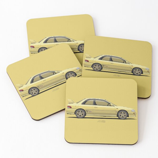 Item preview, GC8F Coupe Yellow – 1st Gen JDM Rally Icon Illustration designed and sold by ARVwerks.
