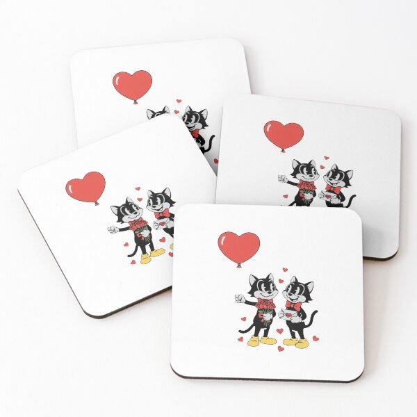 Item preview, Vintage Toon Cats with Roses and Love Letter designed and sold by Created by Camilla.
