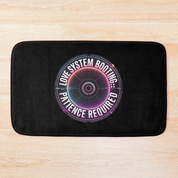 Item preview, Love System Booting. Patience Required. Funny Tech Romance Aesthetic Quote designed and sold by Aarvya Fashion Club ( A.F.C ).
