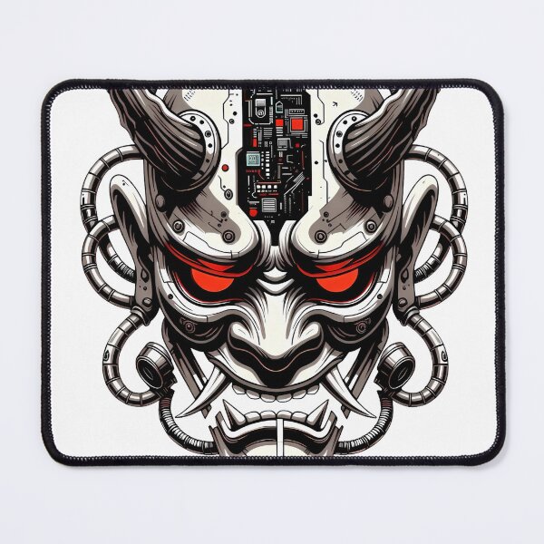 Item preview, Cyber Oni White Edition - Protocol: Oni Mechanical Mask designed and sold by MindfulAssets.