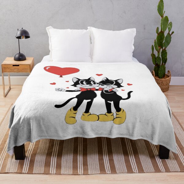 Item preview, Retro Cartoon Cats With Red Heart Balloon designed and sold by Created by Camilla.