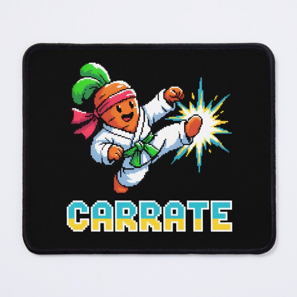 Item preview, Carrate Funny Carrot Karate Puns Pixel designed and sold by vaxiek.