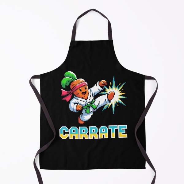 Item preview, Carrate Funny Carrot Karate Puns Pixel designed and sold by vaxiek.