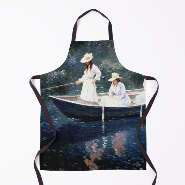 Item preview, In the Norvégienne Boat at Giverny - A Tranquil Escape designed and sold by artdesignsnow.