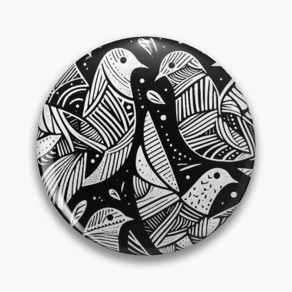 Item preview, Abstract Bohemian Bird Pattern Illustration for Bold Art Pattern Collectors designed and sold by WildStroke.