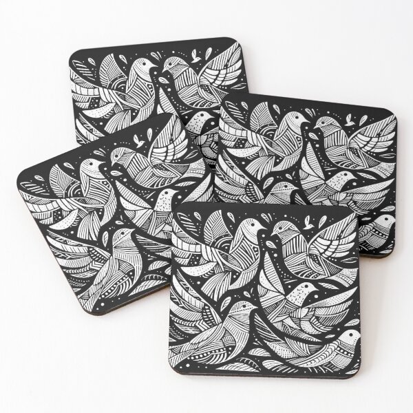 Item preview, Abstract Bohemian Bird Pattern Illustration for Bold Art Pattern Collectors designed and sold by WildStroke.