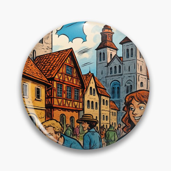 Artikelvorschau, Gotland, Stadt | Comics StilCartoone - entworfen und verkauft von ComicsFactory.