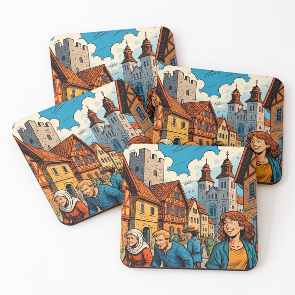 Item preview, Gotland, city | Comics stylCartoone -  designed and sold by ComicsFactory.