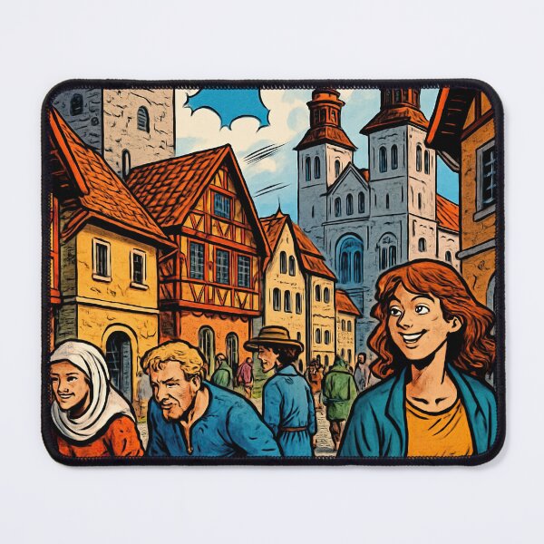 Item preview, Gotland, city | Comics stylCartoone -  designed and sold by ComicsFactory.