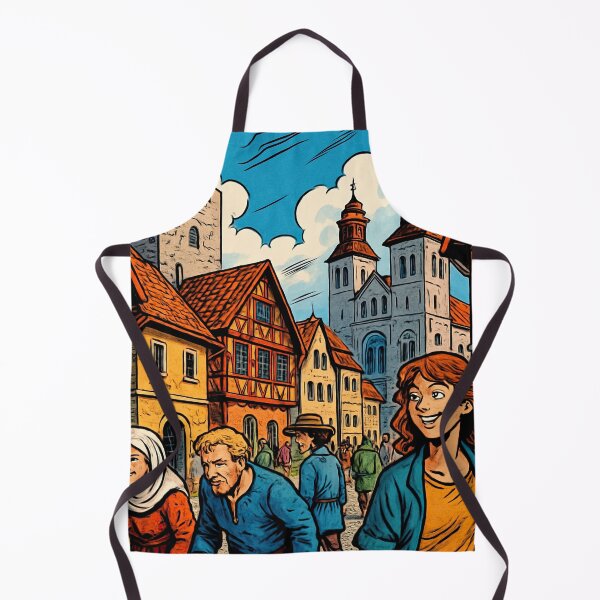 Item preview, Gotland, city | Comics stylCartoone -  designed and sold by ComicsFactory.