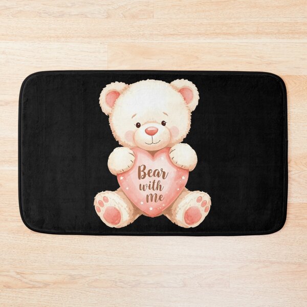 Item preview, Bear With Me Cute Teddy Bear Valentine Sticker designed and sold by FestivityFinds.