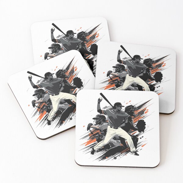 Item preview, Game in Motion – Baseball Action Art T-Shirt designed and sold by RMTrendy.