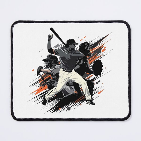 Item preview, Game in Motion – Baseball Action Art T-Shirt designed and sold by RMTrendy.