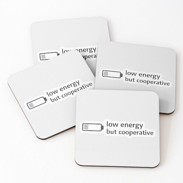Item preview, Low Energy But Cooperative designed and sold by Retr0Tshirts.