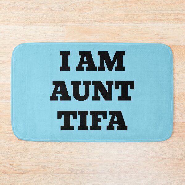 Item preview, I Am Aunt Tifa – Funny Satirical Text Design designed and sold by WakeNBake-Tees.