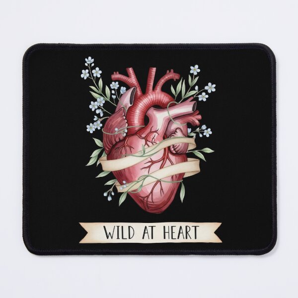 Item preview, Anatomical Heart Art – Wild at Heart, Forget-Me-Not Medical Illustration Watercolor Gift designed and sold by Luminari Creations.