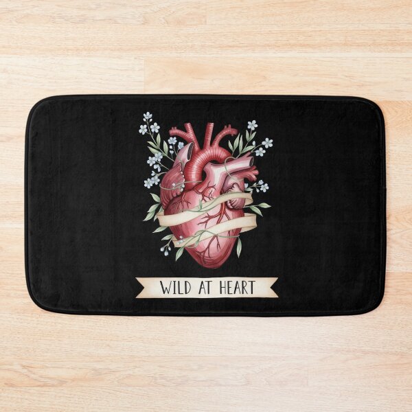 Item preview, Anatomical Heart Art – Wild at Heart, Forget-Me-Not Medical Illustration Watercolor Gift designed and sold by Luminari Creations.