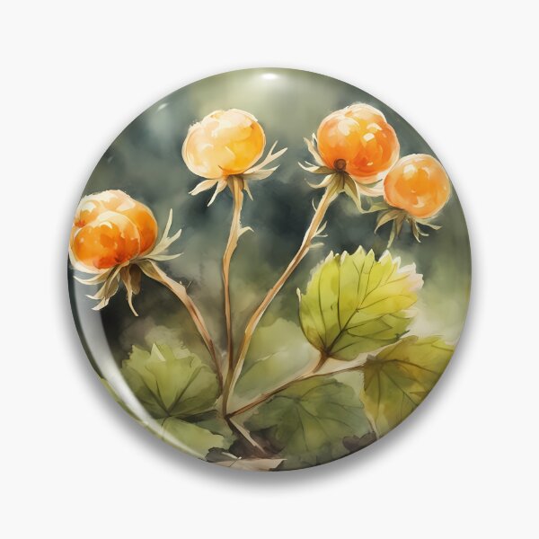Item preview, Watercolour Cloudberries designed and sold by CalmnessbyChoice.
