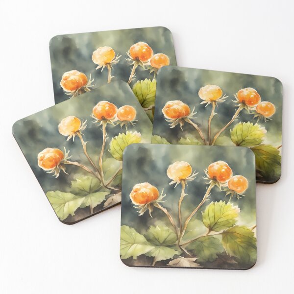 Item preview, Watercolour Cloudberries designed and sold by CalmnessbyChoice.
