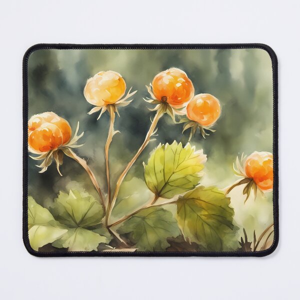Item preview, Watercolour Cloudberries designed and sold by CalmnessbyChoice.