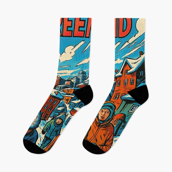 Item preview, Greenland, city | Comics stylCartoone -  designed and sold by ComicsFactory.