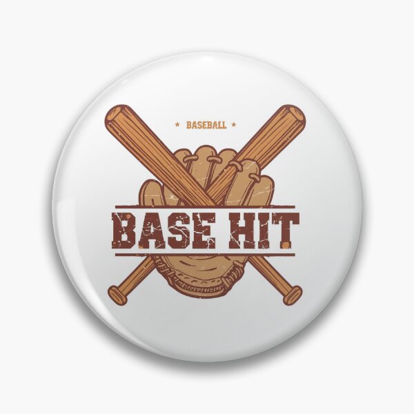 Item preview, Base Hit – Vintage Baseball Bats & Glove Design designed and sold by RMTrendy.