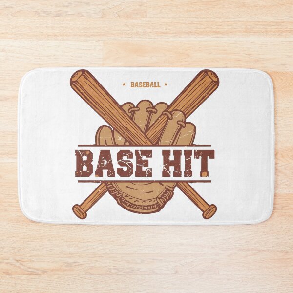 Item preview, Base Hit – Vintage Baseball Bats & Glove Design designed and sold by RMTrendy.