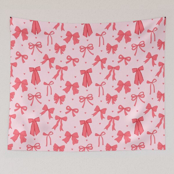 Item preview, pink bows of various shapes designed and sold by burbura.