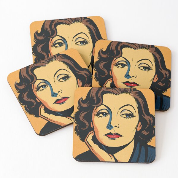 Item preview, Greta Garbo | Comics stylCartoone -  designed and sold by ComicsFactory.