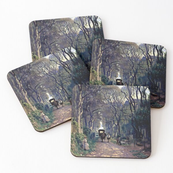 Item preview, Lane in Normandy - A Serene Path  designed and sold by artdesignsnow.