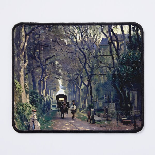 Item preview, Lane in Normandy - A Serene Path  designed and sold by artdesignsnow.