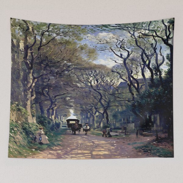 Item preview, Lane in Normandy - A Serene Path  designed and sold by artdesignsnow.