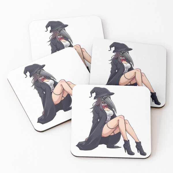 Item preview, Anime Goth Plague Doctor Witch Girl Dark Fantasy Streetwear Design designed and sold by LintonGriffin.