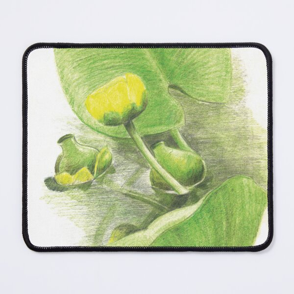 Item preview, Flowers Yellow Waterlilies Pencil Art designed and sold by SVETLANA ZOLOTAREVA.