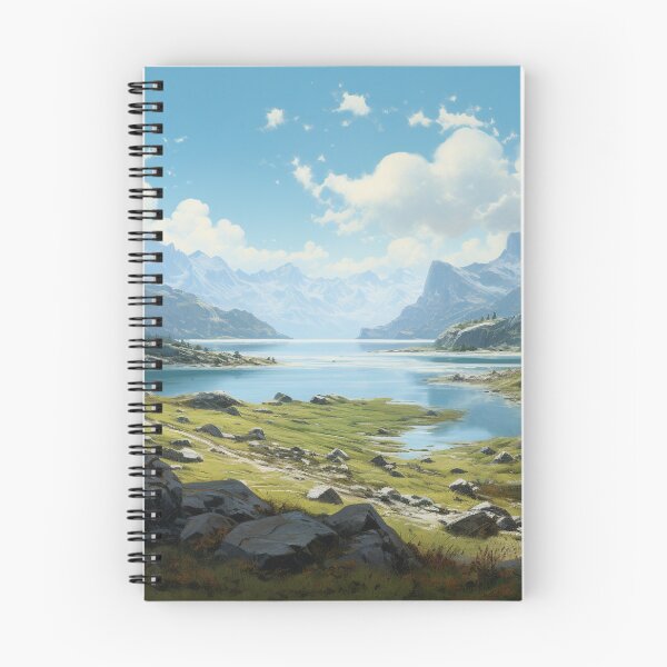 Item preview, Dragon Mountain Ancient Castle River Valley Art designed and sold by GrinGalore.