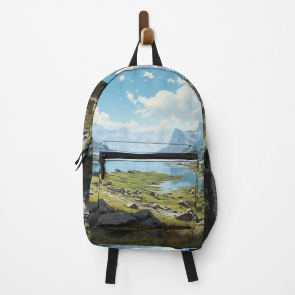 Item preview, Dragon Mountain Ancient Castle River Valley Art designed and sold by GrinGalore.