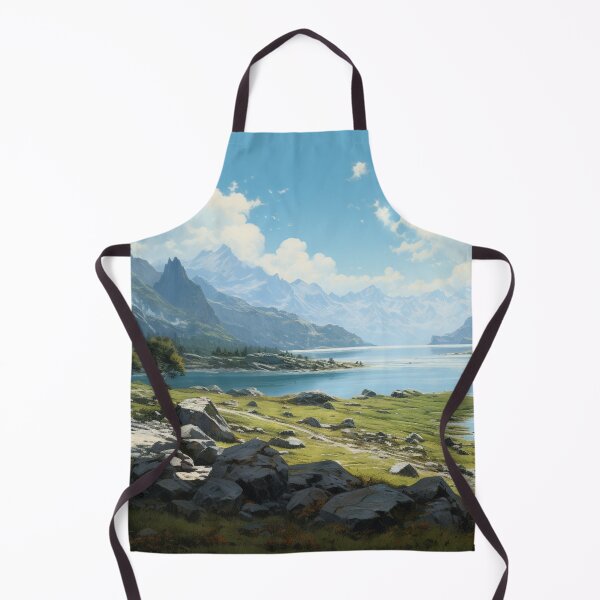 Item preview, Dragon Mountain Ancient Castle River Valley Art designed and sold by GrinGalore.