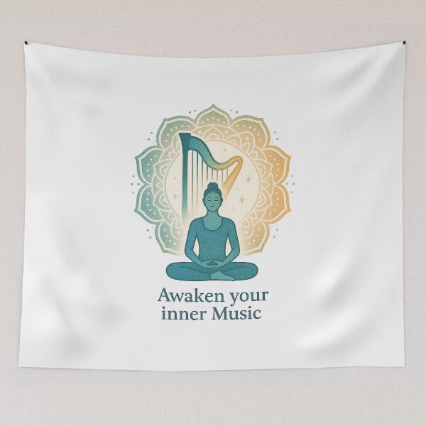 Item preview, Meditation and Harmony Art Funny Gifts to Train Yoga designed and sold by Virelo.