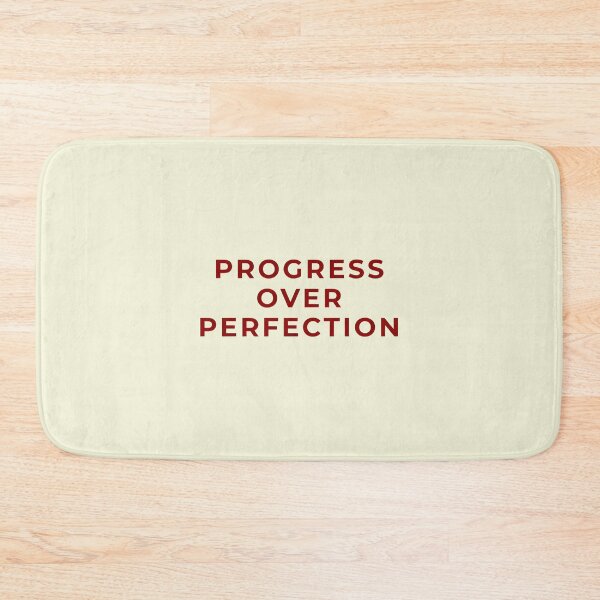 Item preview, Progress Over Perfection Quote Shirt Growth Mindset Motivation Typography Self Improvement Workout Design Sticker Hoodie Poster Gift | Premium HD Sticker designed and sold by MillionaireGenZ ⭐⭐⭐⭐⭐ (5.0).