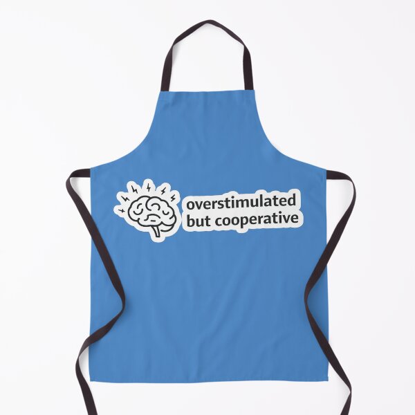Item preview, Overstimulated But Cooperative Relatable Introvert Meme designed and sold by Retr0Tshirts.