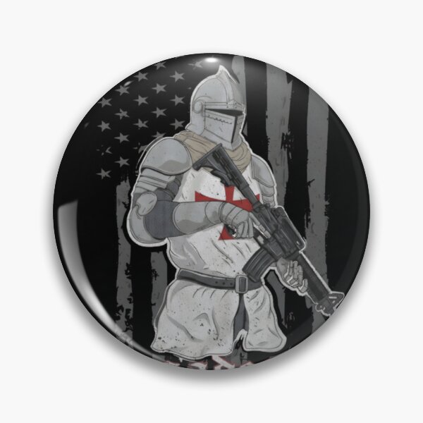 Item preview, Crusades 2.0 Knight Templar With Rifle Tactical Military Armor Patriot Art designed and sold by PonyRoniku.