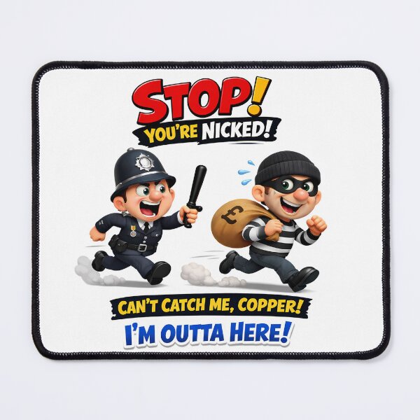 Item preview, English Police Funny designed and sold by MarkColeImaging.