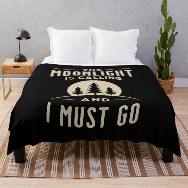 Item preview, Moonlight Is Calling Outdoor Night Walk Nature designed and sold by AntiqueImages.