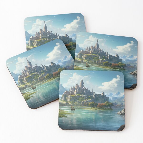 Item preview, Dragon Mountain Ancient Forbidden Castle Art designed and sold by GrinGalore.