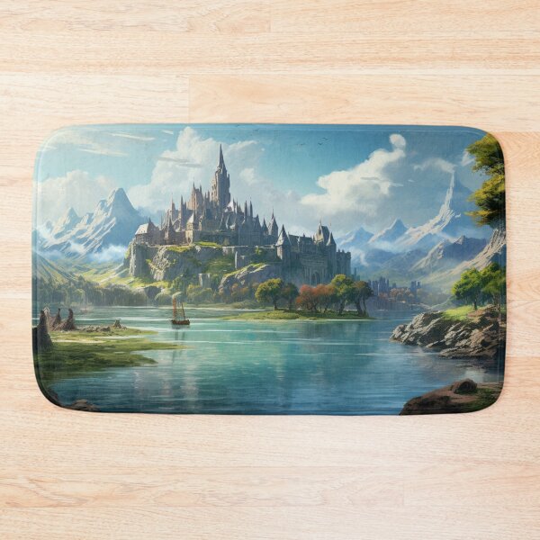 Item preview, Dragon Mountain Ancient Forbidden Castle Art designed and sold by GrinGalore.