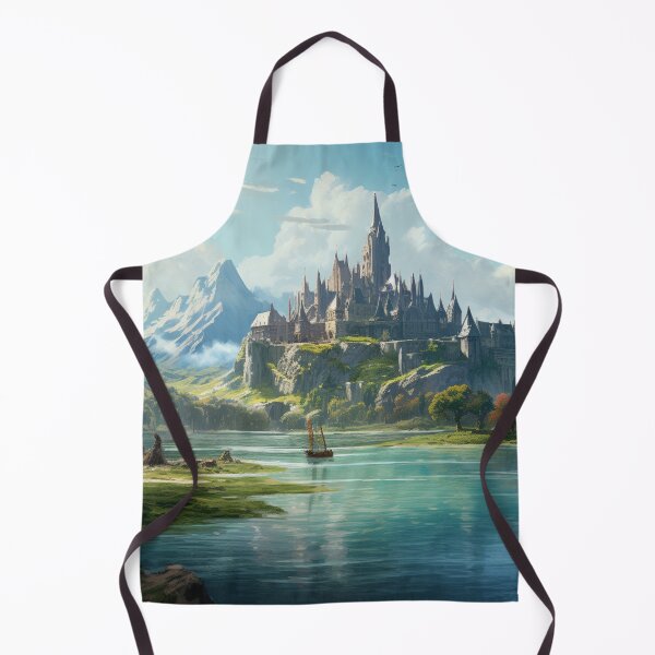 Item preview, Dragon Mountain Ancient Forbidden Castle Art designed and sold by GrinGalore.